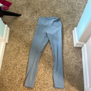 lululemon wunder train leggings Chambray
